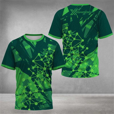 Ανδρικό μπλουζάκι Quick Dry 2024 Μπλουζάκι πινγκ πονγκ Μπάντμιντον Μπλουζάκι πινγκ πονγκ Breathable Αθλητικό προπόνηση Ρούχα Oversize Φαρδιά αθλητικά ρούχα