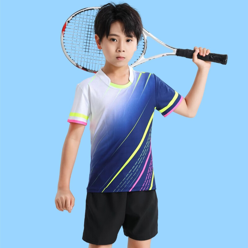 Μπλουζάκι μπάντμιντον Ανδρική και γυναικεία κοντομάνικη φανέλα τένις πινγκ πονγκ Σειρά 3D τυπωμένη στολή ομάδας προσαρμοσμένου λογότυπου για παιδιά
