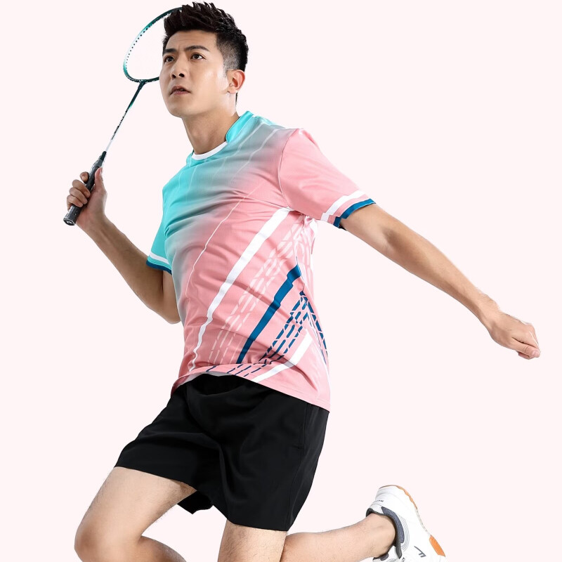 Μπλουζάκι μπάντμιντον Ανδρική και γυναικεία κοντομάνικη φανέλα τένις πινγκ πονγκ Σειρά 3D τυπωμένη στολή ομάδας προσαρμοσμένου λογότυπου για παιδιά