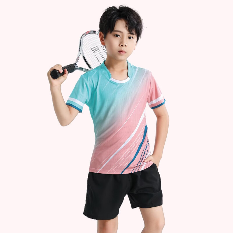 Μπλουζάκι μπάντμιντον Ανδρική και γυναικεία κοντομάνικη φανέλα τένις πινγκ πονγκ Σειρά 3D τυπωμένη στολή ομάδας προσαρμοσμένου λογότυπου για παιδιά