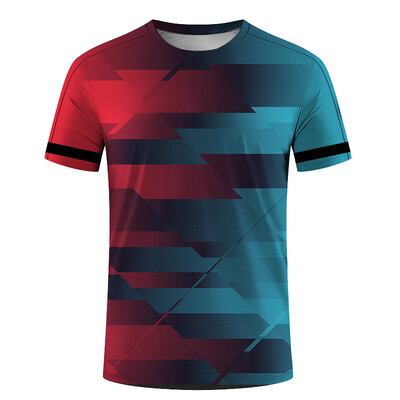 Tricouri pentru tenis de masă pentru bărbați Îmbrăcăminte de badminton Cămașă cu mânecă scurtă de badminton pentru competiție Îmbrăcăminte de antrenament Tricou cu uscare rapidă