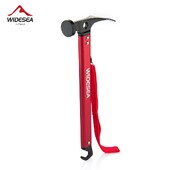 Widesea Къмпинг чук от неръждаема стомана мед външна палатка Peg Stake Mallet с Stake Puller Grond Nail Алпинизъм Туризъм
