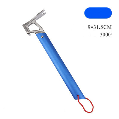 Υπαίθριο σφυρί αλουμινίου Υπερελαφρύ φορητό με εξολκέα πασσάλων Σφυρί οικιακής σκηνής για κάμπινγκ