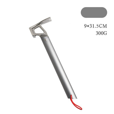 Υπαίθριο σφυρί αλουμινίου Υπερελαφρύ φορητό με εξολκέα πασσάλων Σφυρί οικιακής σκηνής για κάμπινγκ