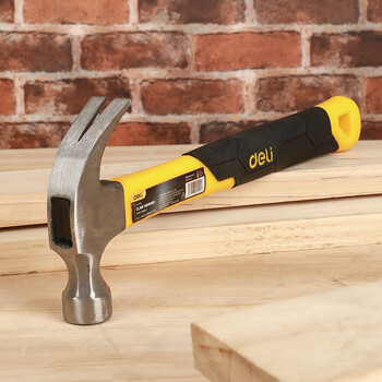 Deli Fiber Handle Claw Hammer Εργαλεία σφυριού ξυλουργικής υψηλής ποιότητας Ατσάλινη κεφαλή σφυριού πολλαπλών λειτουργιών Εργαλεία χειρός οικιακής επισκευής