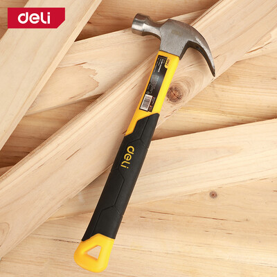 Deli Fiber Handle Claw Hammer Εργαλεία σφυριού ξυλουργικής υψηλής ποιότητας Ατσάλινη κεφαλή σφυριού πολλαπλών λειτουργιών Εργαλεία χειρός οικιακής επισκευής