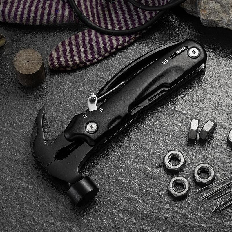 14 vienā daudzfunkcionāls āmurs, pārnēsājams izdzīvošanas daudzfunkciju rīks ar āmuru, kempinga piederumi izdzīvošanas piederumi