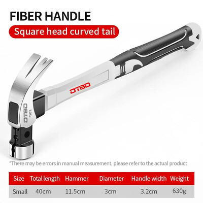 Πολυλειτουργικό αντιολισθητικό ατσάλινο σφυρί Εργαλείο χειρός Μαγνητικό σφυρί με νύχια για αυτόματο σφυρί αναρρόφησης νυχιών στην ξυλουργική