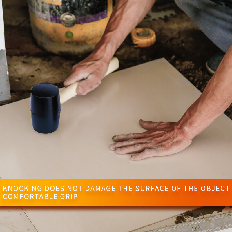 Гумен чук, гумен чук, меко лепило за плочки, многофункционална декорация гумен чук, кожен чук, краве сухожилие чук тухла