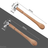 Golyós kalapács fa fogantyúval, nagy teherbírású fémmegmunkáló kalapács háztartási műhely fémalakító javító szegecshez