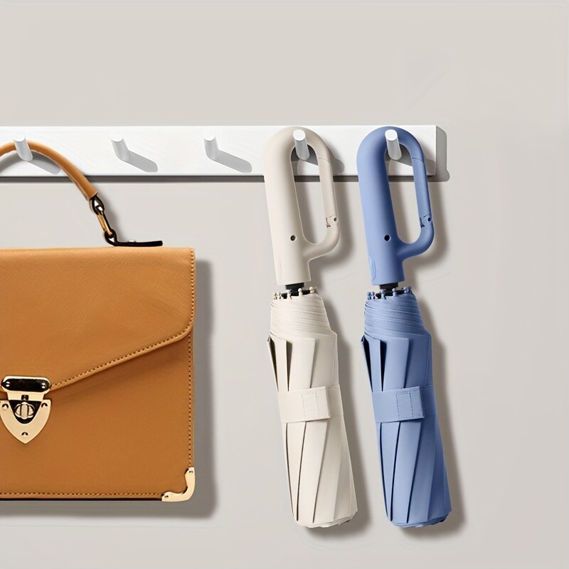 30 bones, vēja necaurlaidīgs, spēcīgs, 105 cm pastiprināts, automātiski salokāms lietussargs vīriešiem, liela sprādzes rokturis, vēja un ūdens izturīgs