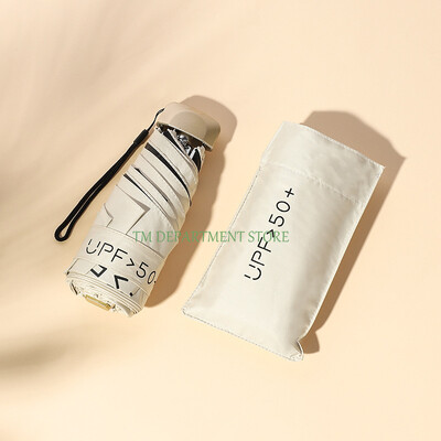 Πτυσσόμενη ομπρέλα ταξιδιού 8 πλευρών Μίνι συμπαγής ομπρέλα βροχής τσέπης αντιανεμική ομπρέλα βροχής με κάψουλα για καθημερινή ζωή UPF 50