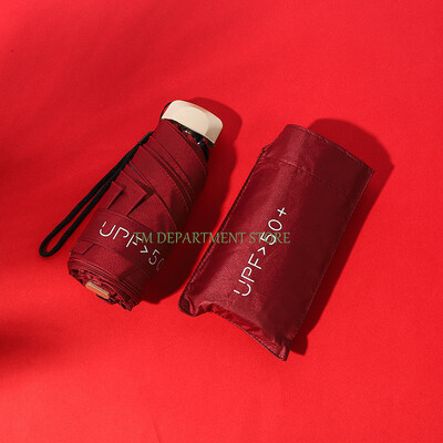 Πτυσσόμενη ομπρέλα ταξιδιού 8 πλευρών Μίνι συμπαγής ομπρέλα βροχής τσέπης αντιανεμική ομπρέλα βροχής με κάψουλα για καθημερινή ζωή UPF 50