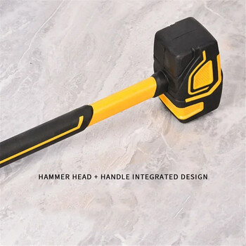 Soft Rubber Hammer Επαγγελματικά εργαλεία χειρός για κατασκευές Κεραμικό πλακίδιο Μάρμαρο Πολυλειτουργικό ελαστικό σφυρί