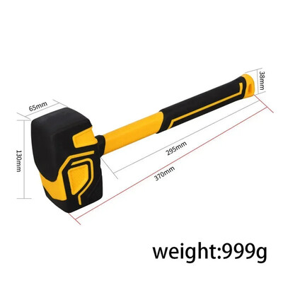 Ciocan din cauciuc moale Unelte de mână profesionale pentru construcții Ciocan din cauciuc multifuncțional din țiglă ceramică