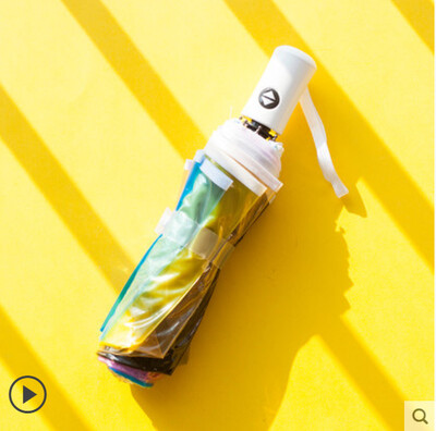 Διαφανής Ομπρέλα Rainbow Strong Stand Ομπρέλα Ομπρέλα Plegable Guarda Chuva Transparente