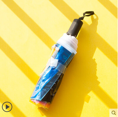 Διαφανής Ομπρέλα Rainbow Strong Stand Ομπρέλα Ομπρέλα Plegable Guarda Chuva Transparente