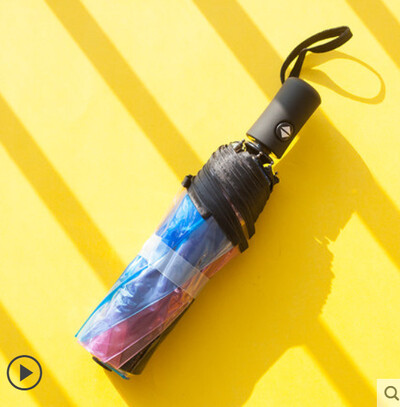 Διαφανής Ομπρέλα Rainbow Strong Stand Ομπρέλα Ομπρέλα Plegable Guarda Chuva Transparente