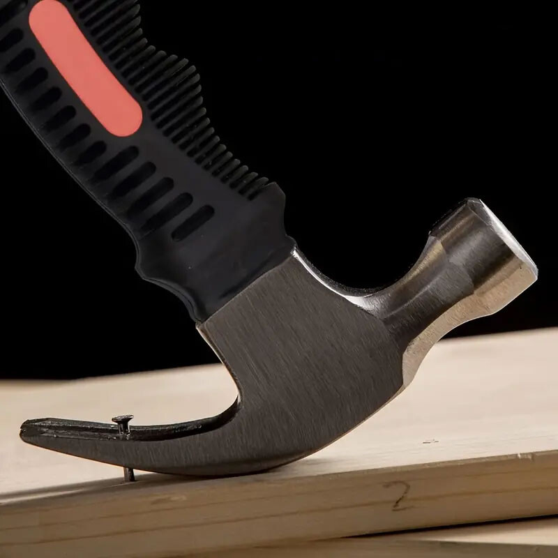 1buc, Ciocan cu gheare magnetice - Instrument convenabil de camping și ciocan dur pentru cuie