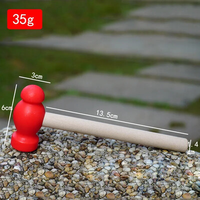 Mini Wooden Hammer Παιδικό παιχνίδι μάθησης σφυρί Creative DIY Wooden Woodworking Hammer Simulation Maintenance Tools