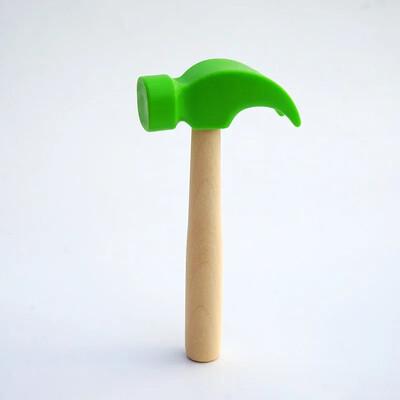 Mini Wooden Hammer Παιδικό παιχνίδι μάθησης σφυρί Creative DIY Wooden Woodworking Hammer Simulation Maintenance Tools