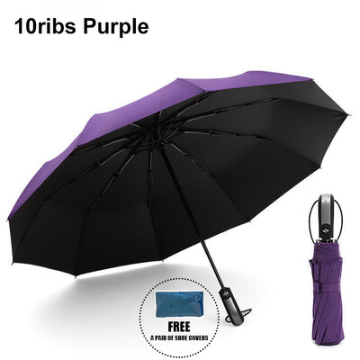 Umbrelă mare cu oase duble de 16K pentru bărbați, femei, umbrele rezistente la vânt, pliante automată, umbrelă de ploaie de lux puternică, UV Business