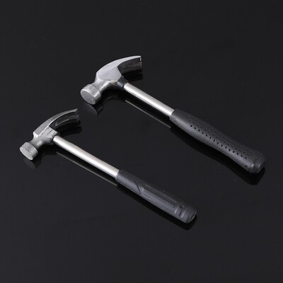 Claw Hammer Многофункционална стоманена тръбна дръжка Чук Предпазен чук за безследни нокти Разбивач на прозорци Домакински хардуерни инструменти
