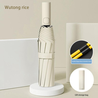 Xiaomi 24 Bone pilnībā automātisks dubulto kaulu salokāms lietussargs saules UV aizsardzībai pret lietus izturību un stipru vēja izturību