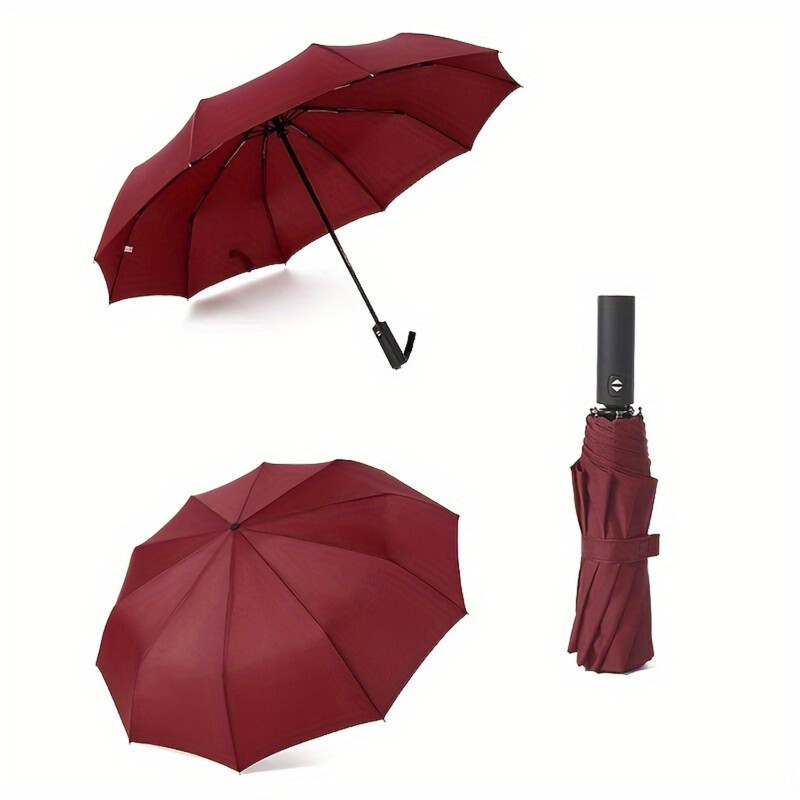 3-sklopivi automatski kišobran otporan na vjetar, veliki kišobran od 12 kostiju Papirnati kišobran Slatki kišni kišobran Idylist store sombrilla Schirm