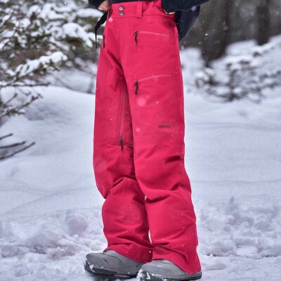 2024 Αντιανεμικό ζεστό νέο γυναικείο χειμερινό παντελόνι σκι Αδιάβροχο χαλαρό ανδρικό παντελόνι για σνόουμπορντ από πολυεστέρα για ενήλικες