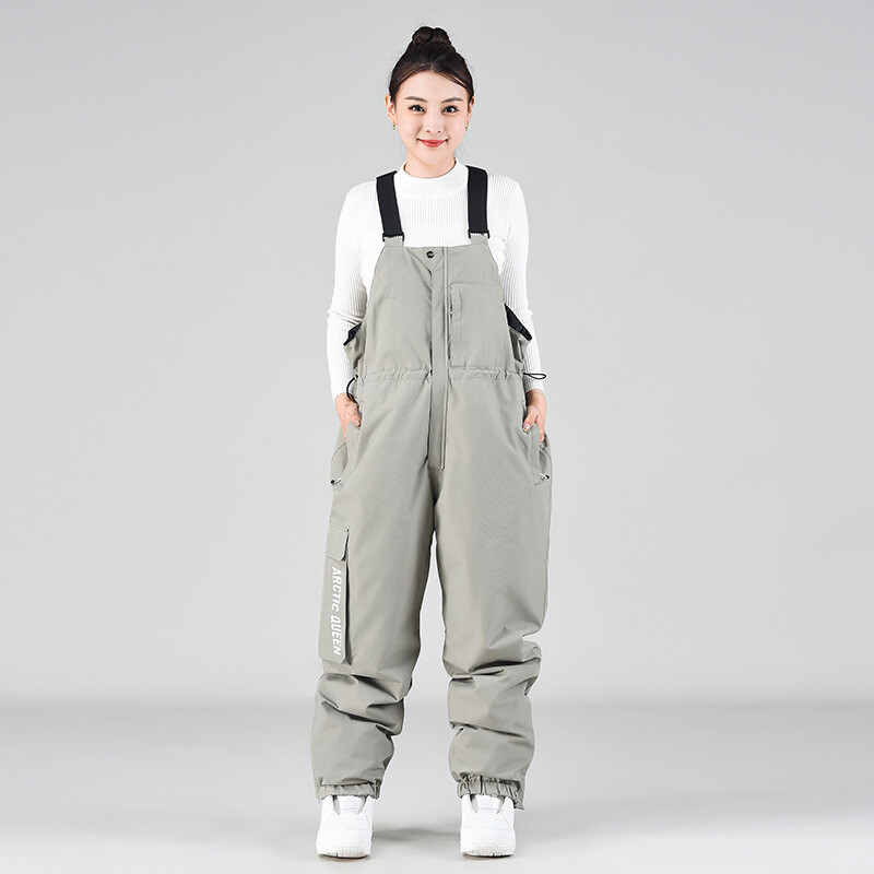 Ζεστό παντελόνι σκι για γυναίκες και άνδρες, αντιανεμικό, ελαστικό, αδιάβροχο, αναπνεύσιμο, αντιανεμικό, αθλητισμός, σνόουμπορντ, σκι, χειμώνας