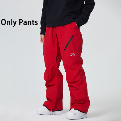 Αδιάβροχο αντιανεμικό παντελόνι σκι Νέο παντελόνι σκι 2025 Ζεστό παντελόνι εργασίας για σνόουμπορντ εξωτερικού χώρου Πλήρως πιεσμένο αναπνεύσιμο Άνδρες Γυναίκες