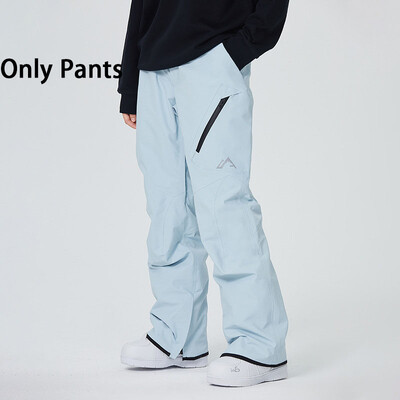 Αδιάβροχο αντιανεμικό παντελόνι σκι Νέο παντελόνι σκι 2025 Ζεστό παντελόνι εργασίας για σνόουμπορντ εξωτερικού χώρου Πλήρως πιεσμένο αναπνεύσιμο Άνδρες Γυναίκες