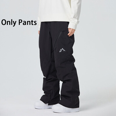 Αδιάβροχο αντιανεμικό παντελόνι σκι Νέο παντελόνι σκι 2025 Ζεστό παντελόνι εργασίας για σνόουμπορντ εξωτερικού χώρου Πλήρως πιεσμένο αναπνεύσιμο Άνδρες Γυναίκες