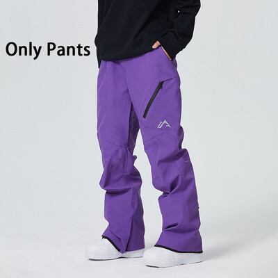 Αδιάβροχο αντιανεμικό παντελόνι σκι Νέο παντελόνι σκι 2025 Ζεστό παντελόνι εργασίας για σνόουμπορντ εξωτερικού χώρου Πλήρως πιεσμένο αναπνεύσιμο Άνδρες Γυναίκες