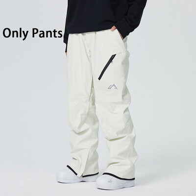 Αδιάβροχο αντιανεμικό παντελόνι σκι Νέο παντελόνι σκι 2025 Ζεστό παντελόνι εργασίας για σνόουμπορντ εξωτερικού χώρου Πλήρως πιεσμένο αναπνεύσιμο Άνδρες Γυναίκες