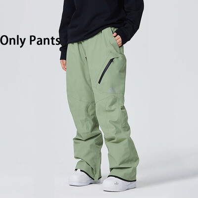 Αδιάβροχο αντιανεμικό παντελόνι σκι Νέο παντελόνι σκι 2025 Ζεστό παντελόνι εργασίας για σνόουμπορντ εξωτερικού χώρου Πλήρως πιεσμένο αναπνεύσιμο Άνδρες Γυναίκες