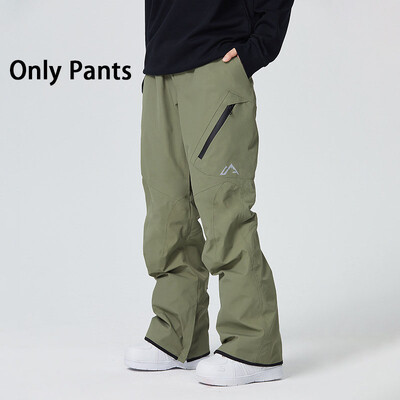 Αδιάβροχο αντιανεμικό παντελόνι σκι Νέο παντελόνι σκι 2025 Ζεστό παντελόνι εργασίας για σνόουμπορντ εξωτερικού χώρου Πλήρως πιεσμένο αναπνεύσιμο Άνδρες Γυναίκες