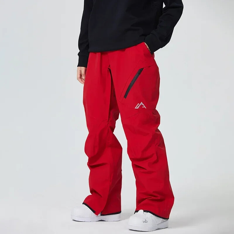 Αδιάβροχο αντιανεμικό παντελόνι σκι Νέο παντελόνι σκι 2025 Ζεστό παντελόνι εργασίας για σνόουμπορντ εξωτερικού χώρου Πλήρως πιεσμένο αναπνεύσιμο Άνδρες Γυναίκες