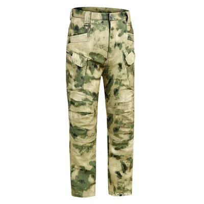 Žiemos lauko nusidėvėjimui atsparios kelių sluoksnių dvisluoksnės sustorėjusios minkštos vilnos izoliacijos vandeniui atsparios kelių kišenių taktinės kelnės