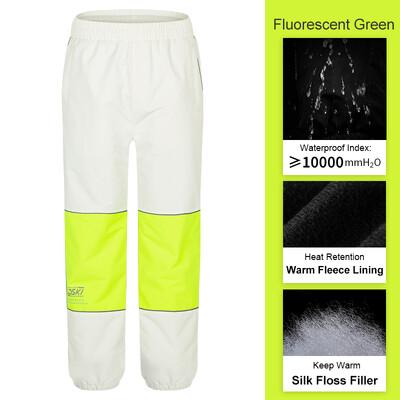 Pantaloni de schi LDSKI, femei, bărbați, impermeabili, izolați termic, căptușeală din fleece, sporturi de iarnă, pantaloni reflectorizați din țesătură pongee pentru snowboard.