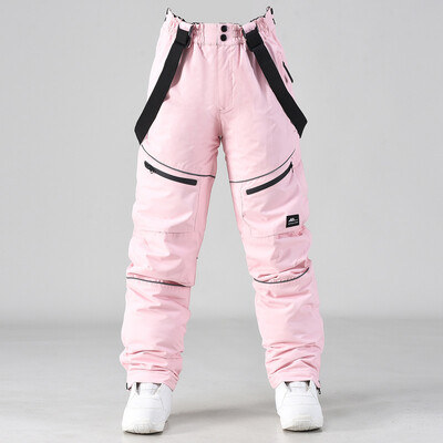 Jaunas slēpošanas bikses sievietēm vīriešiem ziemas termiskās aukstumizturīgas sabiezinātas slēpošanas bikses āra ūdensnecaurlaidīgas vēja necaurlaidīgas snovborda bikses