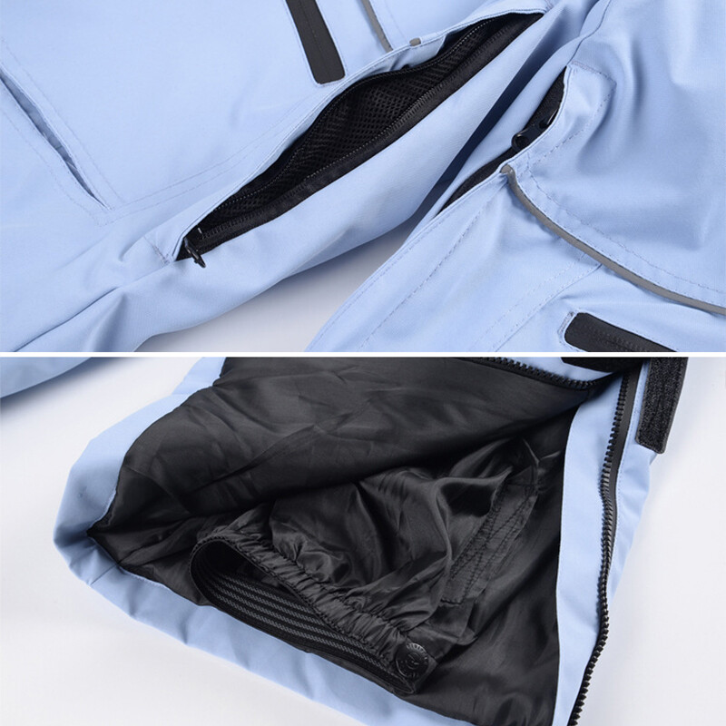 Jaunas slēpošanas bikses sievietēm vīriešiem ziemas termiskās aukstumizturīgas sabiezinātas slēpošanas bikses āra ūdensnecaurlaidīgas vēja necaurlaidīgas snovborda bikses