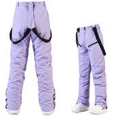 Pantaloni de schi Salopete, pantaloni de snowboard cu bavete, pantaloni de zăpadă cu bavete, pantaloni pentru costum de schi, pantaloni de zăpadă, pantaloni de snowboarding pentru bărbați și femei