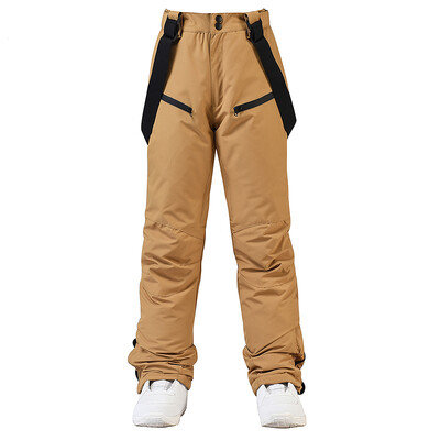 Pantaloni de schi Salopete, pantaloni de snowboard cu bavete, pantaloni de zăpadă cu bavete, pantaloni pentru costum de schi, pantaloni de zăpadă, pantaloni de snowboarding pentru bărbați și femei