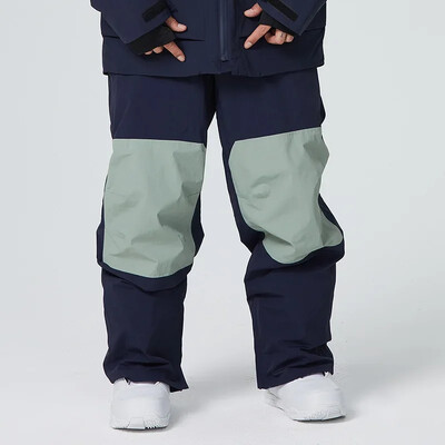 2025. g. Jaunas snovborda bikses, slēpošanas bikses, sievietēm, vēja necaurlaidīgas, slēpošanas, siltas, ūdensizturīgas, āra bikses, pieaugušiem vīriešiem, brīvas sporta sniega bikses, ziema