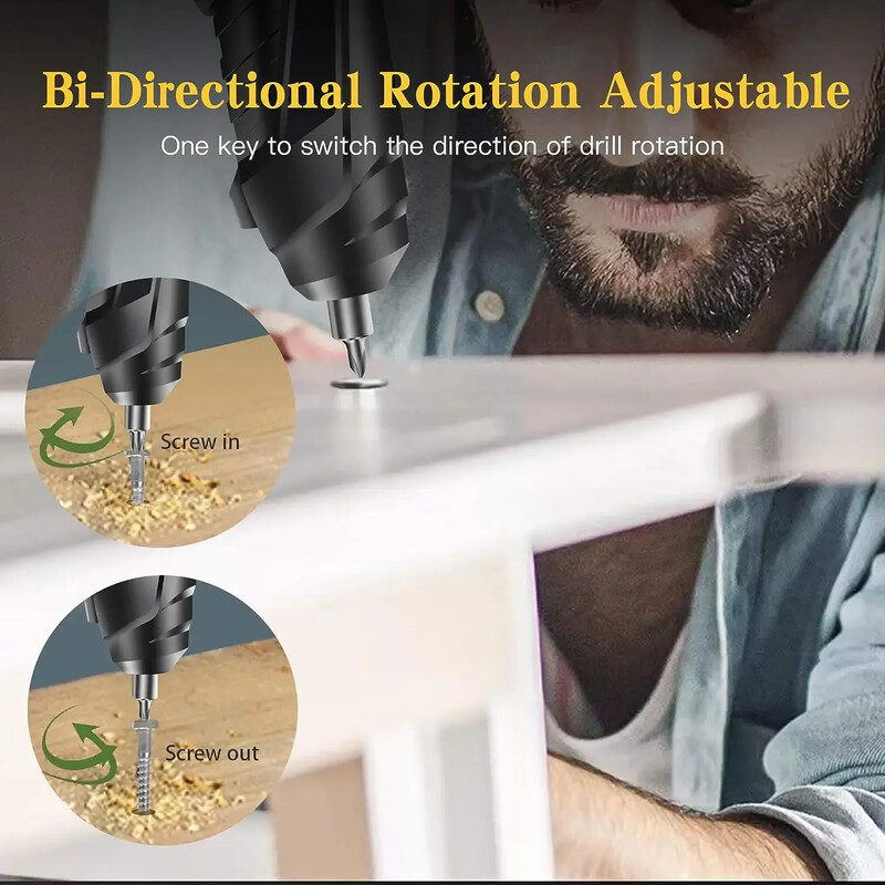 Bezvada elektriskais skrūvgriezis, uzlādējams litija akumulators, mini urbjmašīna, 3,6 V elektroinstrumentu komplekts, sadzīves apkopes remonts