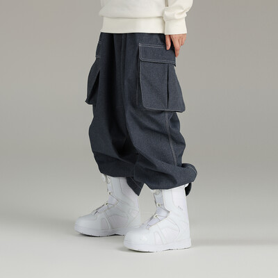 2022. gada jaunas slēpošanas bikses vīriešu un sieviešu lielizmēra ziemas snovborda bikses Slēpošanas bikses jauniešiem Slēpošanas aprīkojums Ūdensizturīgas siltas slēpošanas bikses