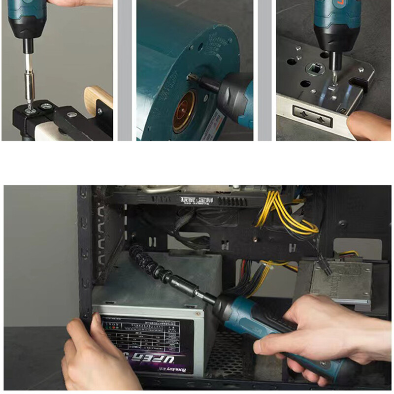 Ασύρματο ηλεκτρικό κατσαβίδι Επαναφορτιζόμενο 1300mah μπαταρία λιθίου μίνι τρυπάνι 3,6V Σετ ηλεκτρικών εργαλείων Επισκευή Οικιακής Συντήρησης