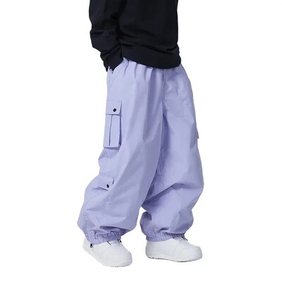 Snow Pants 2025 Νέο Χειμώνα Γυναικεία Ανδρικά Παντελόνια Snowboard Αδιάβροχα Αντιανεμικά Ζεστά Παντελόνια Σκι Πλήρως Λαστιχένια Φαρδιά Ρούχα Σκι